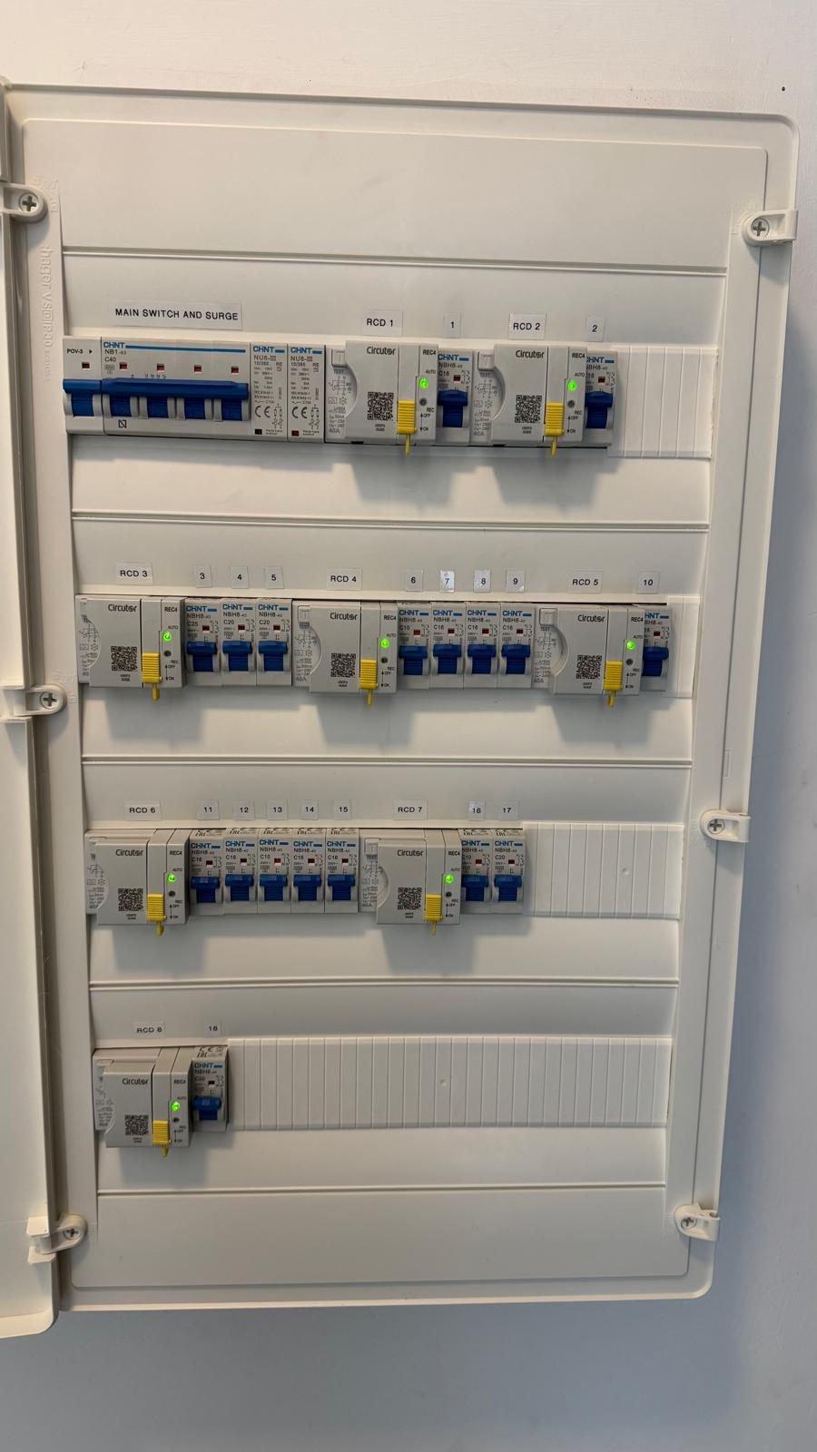 Chint Consumer Unit + Auto-Reset RCDs, Alhaurín el Grande